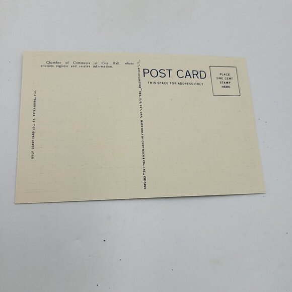 Vintage Correspondence Secretary Paper Postcards Souvenir Florida St Petersburg - Picture 3 of 7